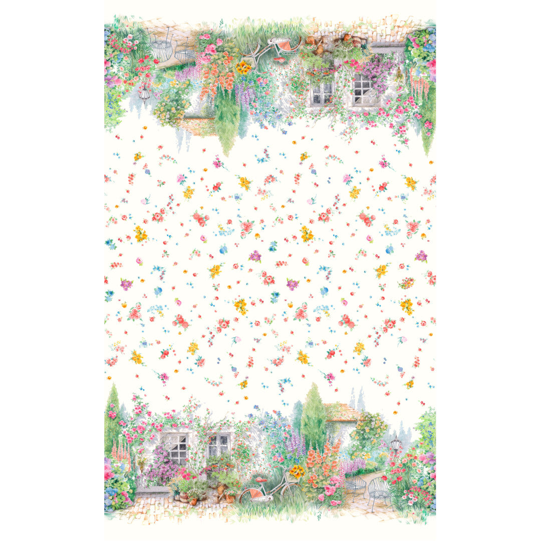 Il Giardino Magico – Akrylduk med et vell av blomster