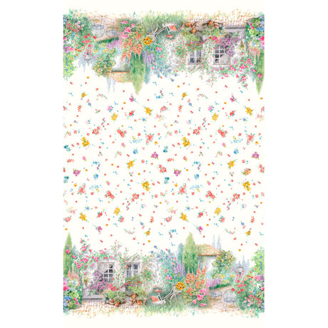 Il Giardino Magico – Akrylduk med et vell av blomster