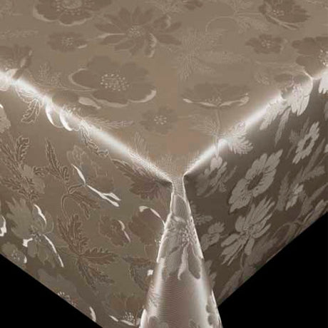 Damask voksduk – Diamond, Earth, 140 cm