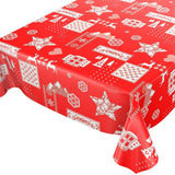 Julevoksduk – Jul i Tyrol, rød