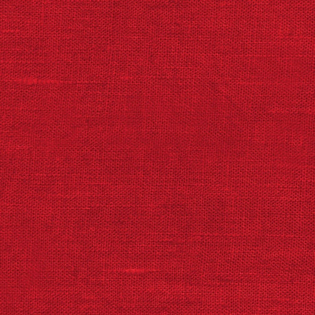 Ensfarget rød juleduk i 100% lin – Coatet med akryl