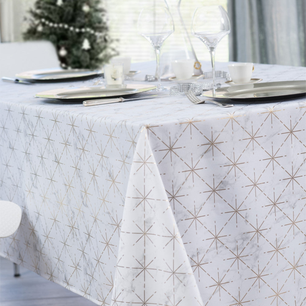 Glasgow Or, Betlehemsstjernen gull – juleduk 140 x 250 cm