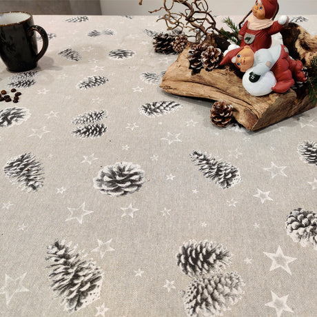 Juleduk, akrylduk Julekongler og Stjerner