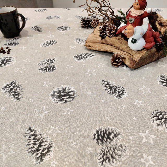 Juleduk, akrylduk Julekongler og Stjerner