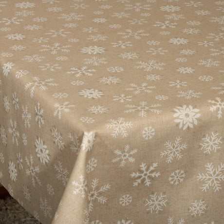 Juleakrylduk - Strålende Iskrystaller, hørlook