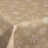 Juleakrylduk - Strålende Iskrystaller, hørlook