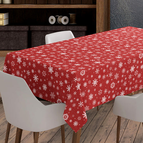 Julevoksduk – Julesnø – Bare Av og Til, Rød