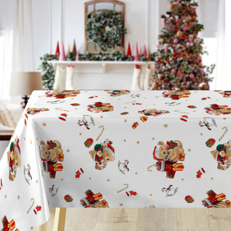 Oursons – Julevoksduk med søte bamser og gaver