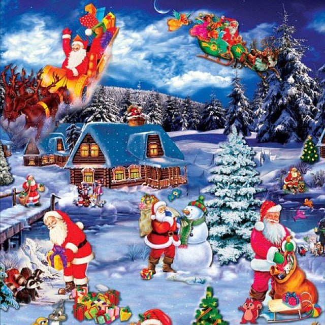 Julevoksduk Ho Ho Ho