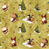 Julevoksduk Merry Christmas - Gyllen Jul