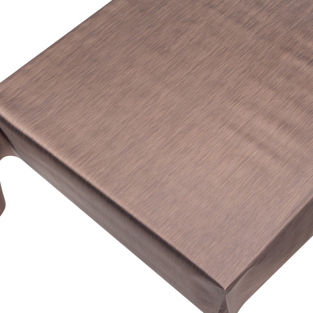 Julevoksduk – Ensfarget voksduk i metallic kaffefarge