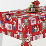 Julevoksduk - Postkort fra Julenissen