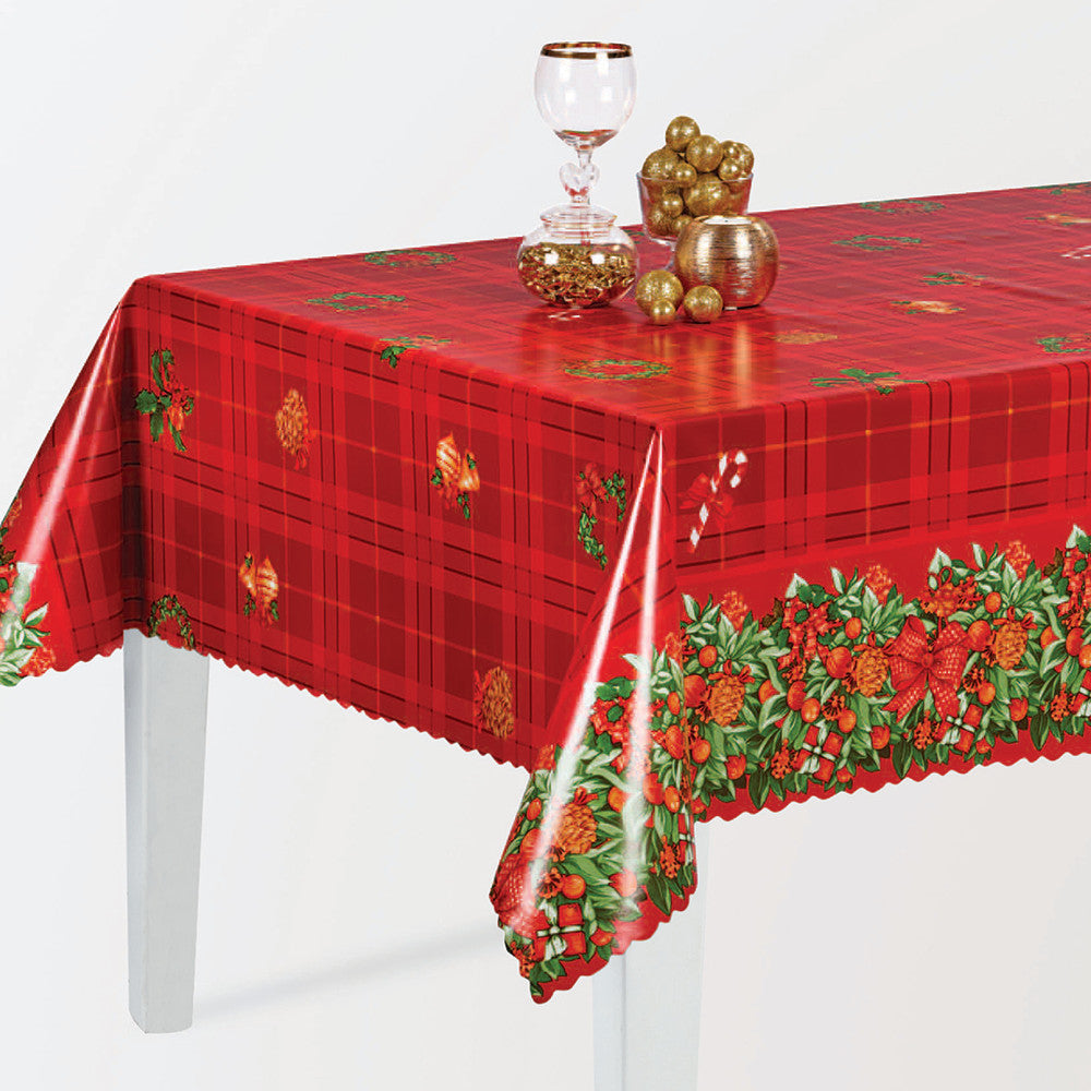 Julevoksduk - Juleruter og pyntegrønt