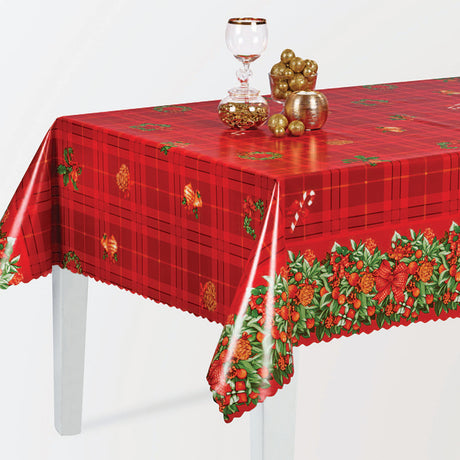 Julevoksduk - Juleruter og pyntegrønt