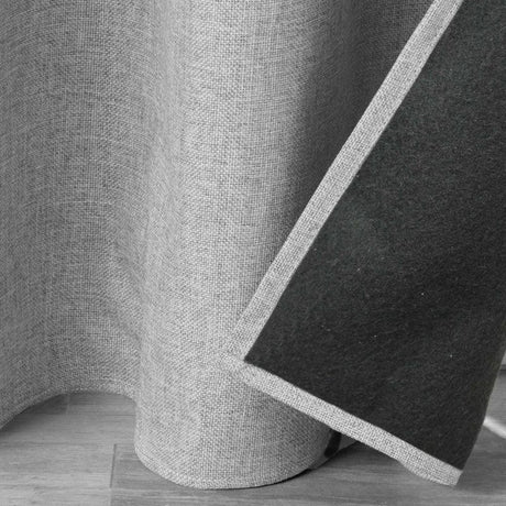 Jupiter Grå – Isolerende gardin 140 x 260 cm, hjørne