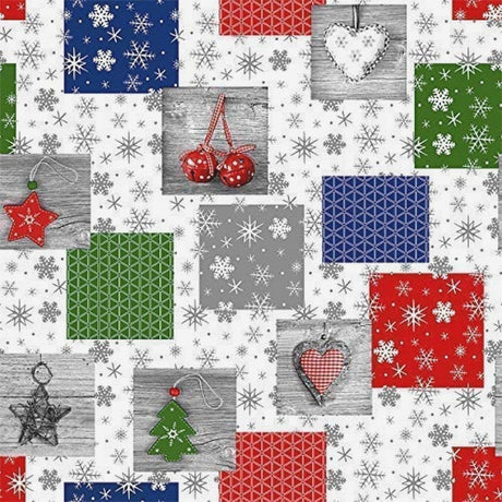 Julevoksduk – Julepynt og Patchwork