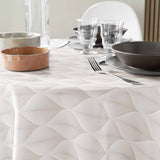 Kalini Naturel Ø 180 cm, rund duk med flekkavvisende behandling