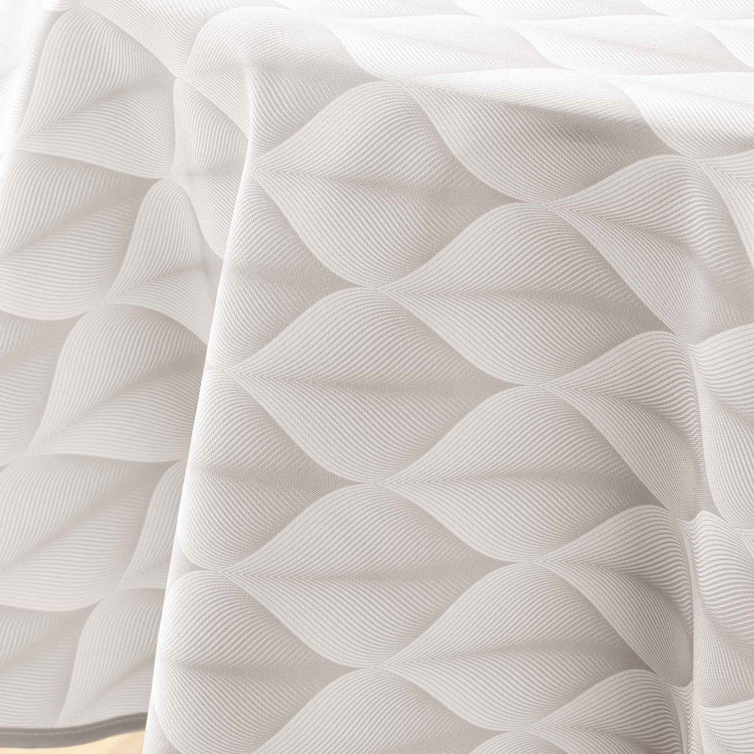 Kalini Naturel Ø 180 cm, rund duk med flekkavvisende behandling