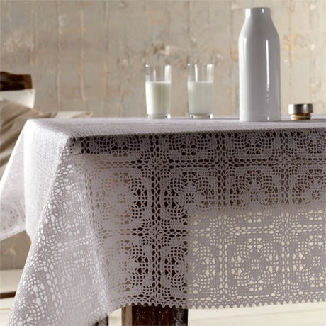 Klassisk blondeduk – Mondo hvit