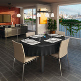 Klassiske Ruter – Voksduk i mørk antrasitt, miljø