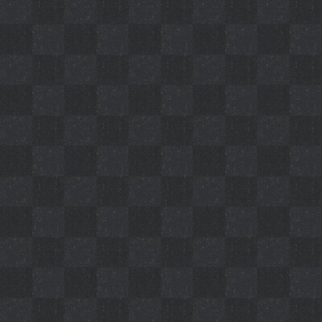 Klassiske Ruter – Voksduk i mørk antrasitt