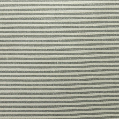 Klitmøller Hvit og grå – Stripet akrylduk, mønster