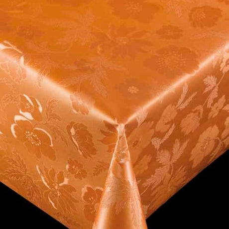 Damask voksduk – Diamond, Kobber, 140 cm