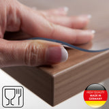 Kraftig gjennomsiktig voksduk i klar plast – 2,0 mm / 150 cm