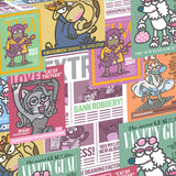 KUKUXUMUSU Avis - Herlig akrylduk med fantastiske tegninger