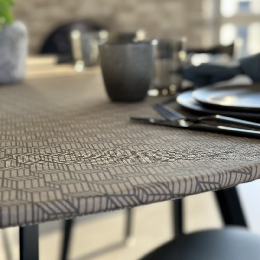 Kupka Cobre - Rund akrylduk med strikkant