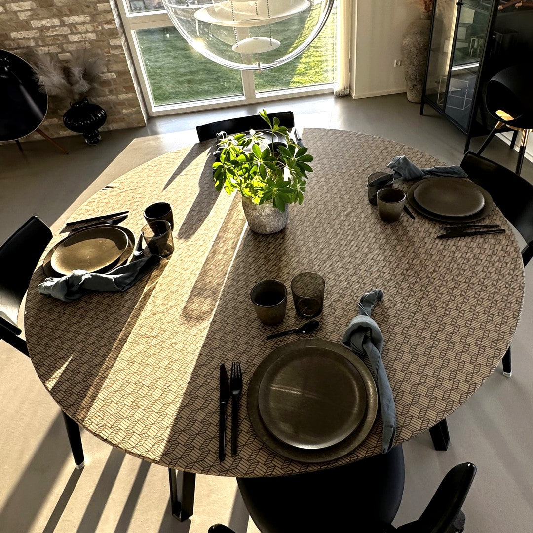 Kupka Cobre - Rund akrylduk med elastikkant