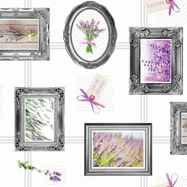 Lavendel Museet – voksduk med lavendelmotiv