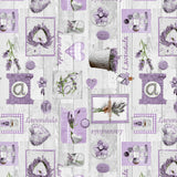 L´eau de Lavande – Provence voksduk med lavendelmotiv 160 cm