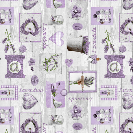 L´eau de Lavande – Provence voksduk med lavendelmotiv 160 cm