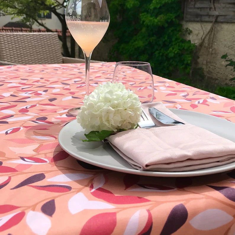 LEAVES Terracotta - Notes by Susanne Schjerning - akrylduk med antiskli