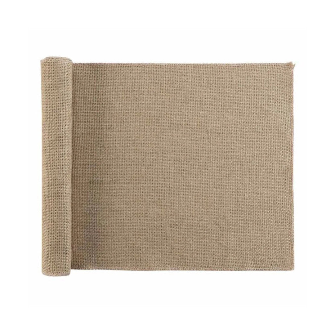 Leny Beige bordløper i jute 35 x 140 cm