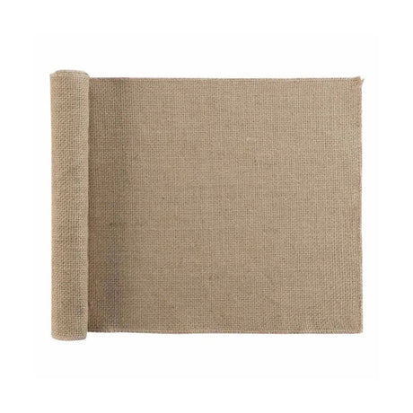 Leny Beige bordløper i jute 35 x 140 cm