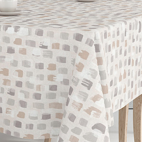 Leonor Beige – Ekstra bred voksduk, 180 cm, hjørne