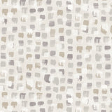 Leonor Beige - Rund voksduk med kantbånd Ø 180 cm, mønster