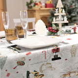 Leopold 150 x 240 cm, rektangulær juleduk, dekket bord