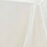 Les Rennes Metallic Natural 140 x 250 cm, rektangulær juleduk, nærbilde