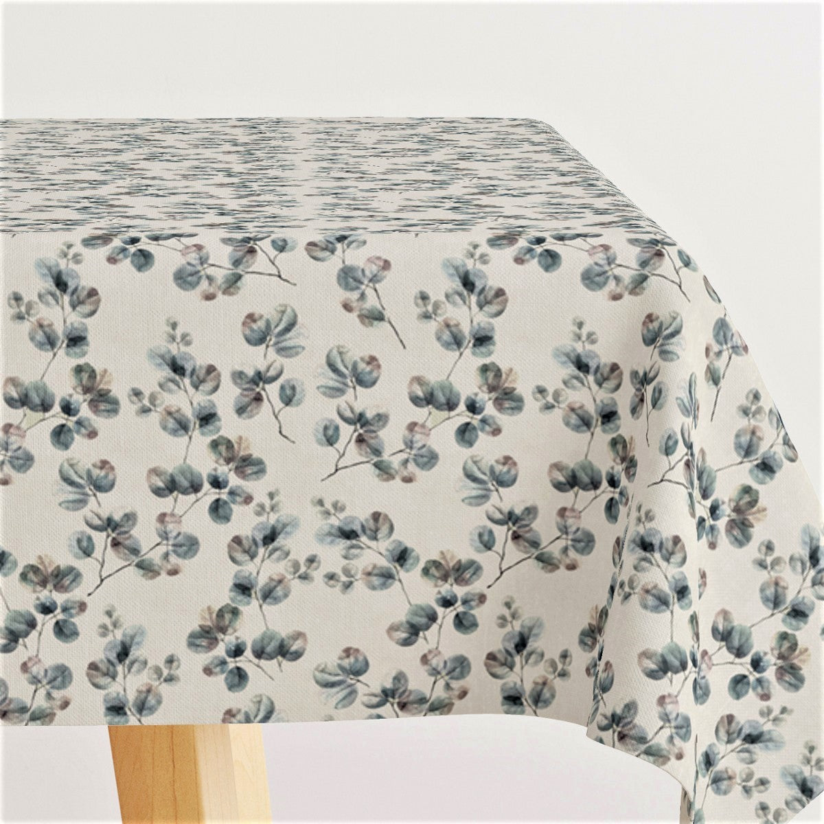 Libermann Natur - Akrylduk med vakre blader, 160 cm bred