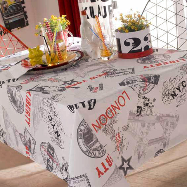 Rund duk Liberty City Ø 180 cm