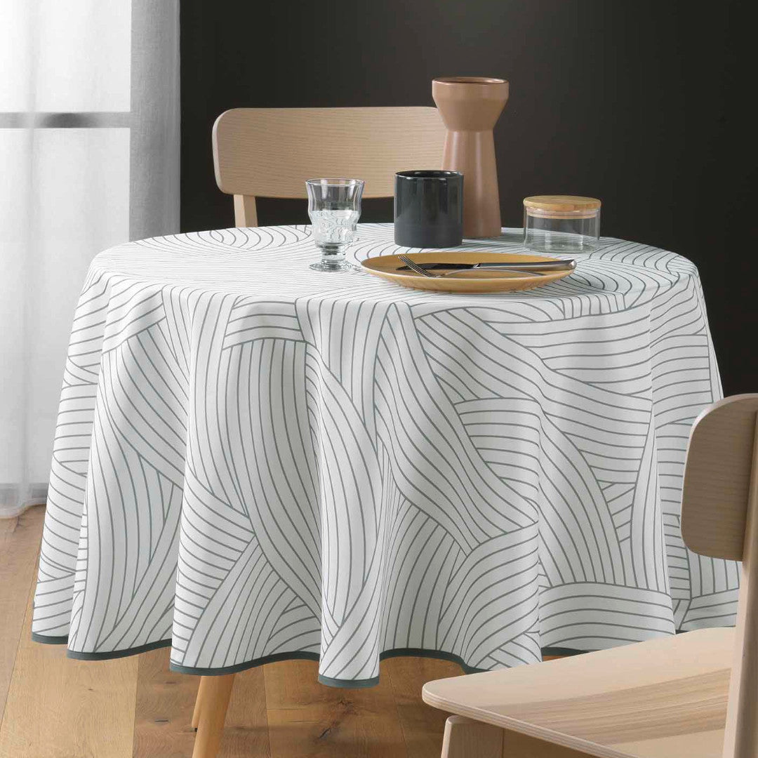 Linea Ø 180 cm, rund duk med flekkavvisende behandling