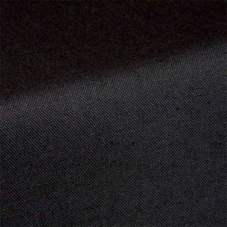 Lino 140 - Ensfarget akrylduk i lin/bomull - Svart