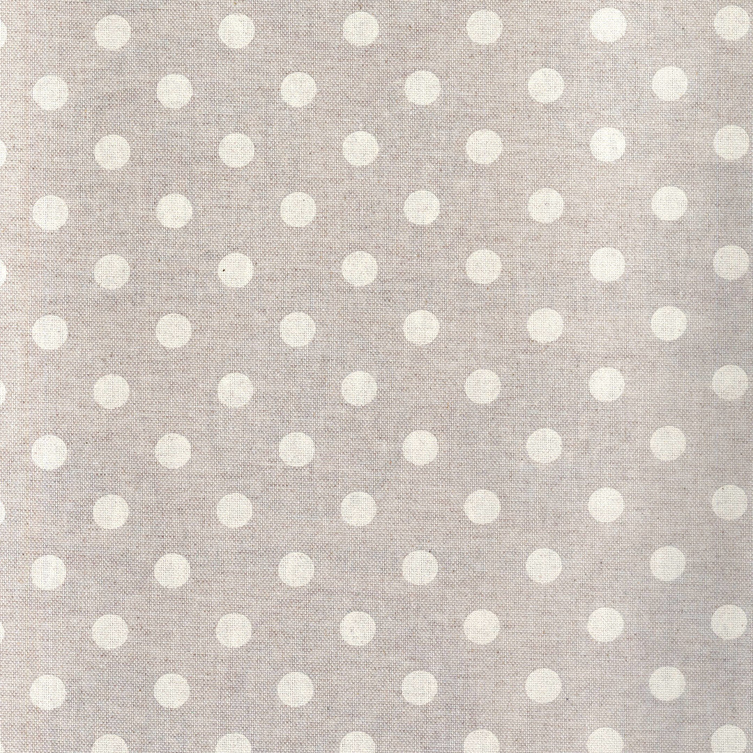 Lino Dot – Akrylduk med prikker i linlook, mønster