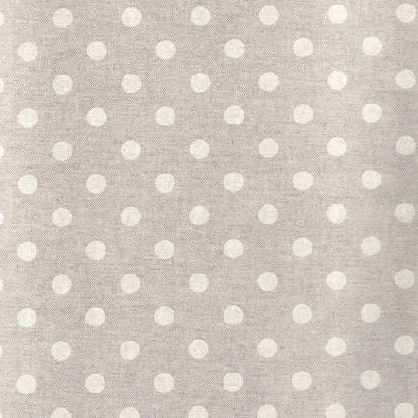 Lino Dot – Akrylduk med prikker i linlook, mønster