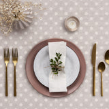 Lino Dot – Akrylduk med prikker i linlook