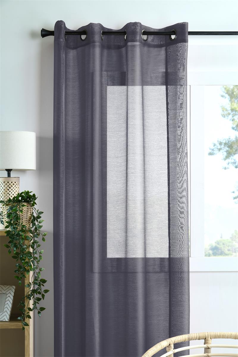 Linwood Antracit – Tynn gardin 140 x 260 cm