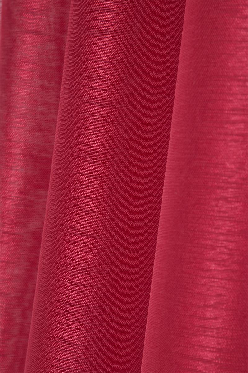 Linwood Rød – Tynn gardin 140 x 260 cm, nærbilde